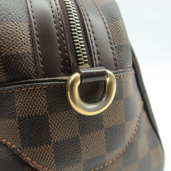 100% Authentic Louis Vuitton Duomo Damier Ebene Canvas Hand Bag - Picture 8 of 12